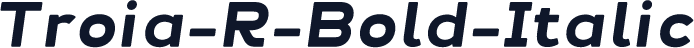 Troia-R-Bold-Italic