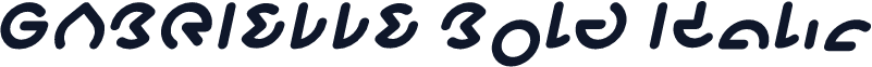 GABRIELLE Bold Italic