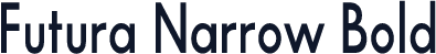 Futura Narrow Bold