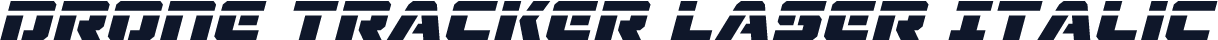Drone Tracker Laser Italic
