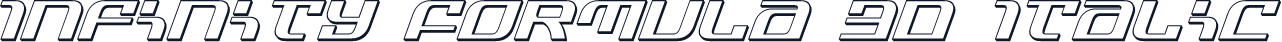 Infinity Formula 3D Italic