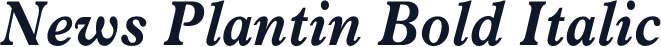 News Plantin Bold Italic