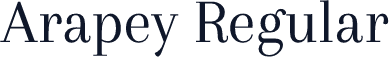 Arapey Regular