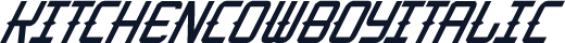 KitchenCowboyItalic