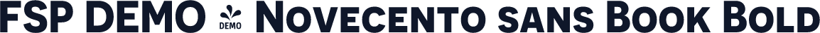 FSP DEMO - Novecento sans Book Bold