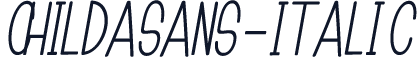 ChildaSans-Italic