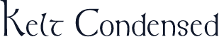 Kelt Condensed