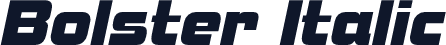Bolster Italic