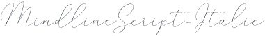 MindlineScript-Italic