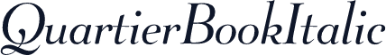 QuartierBookItalic