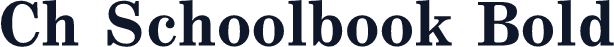 Ch Schoolbook Bold