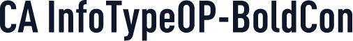 CA InfoTypeOP-BoldCon