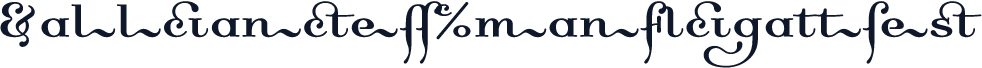 DallianceRomanLigatures