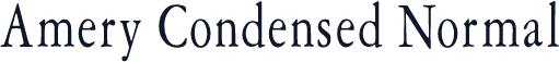 Amery Condensed Normal