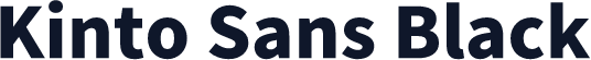 Kinto Sans Black