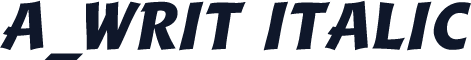 a_Writ Italic