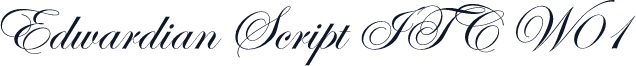 Edwardian Script ITC W01