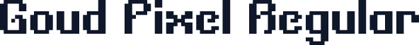 Goud Pixel Regular