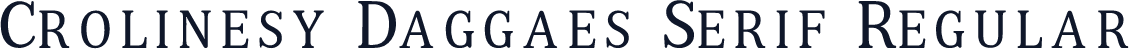 Crolinesy Daggaes Serif Regular