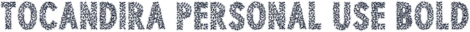 TOCANDIRA PERSONAL USE Bold