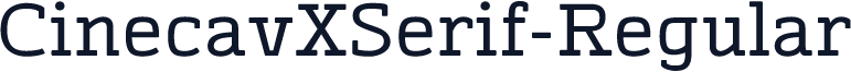 CinecavXSerif-Regular
