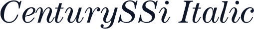 CenturySSi Italic