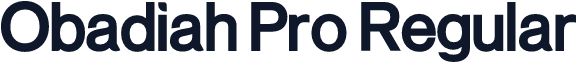 Obadiah Pro Regular