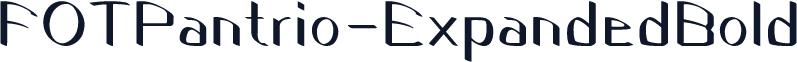 FOTPantrio-ExpandedBold