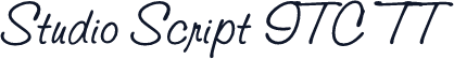 Studio Script ITC TT