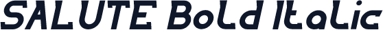 SALUTE Bold Italic