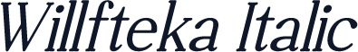 Willfteka Italic