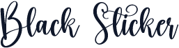 Black Sticker