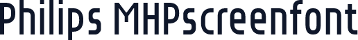 Philips MHPscreenfont