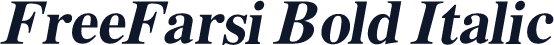 FreeFarsi Bold Italic