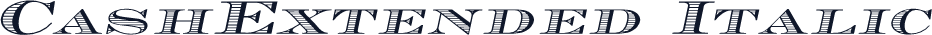 CashExtended Italic