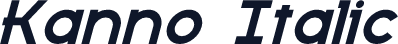 Kanno Italic