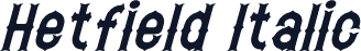 Hetfield Italic