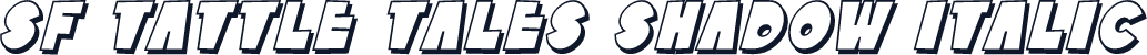 SF Tattle Tales Shadow Italic