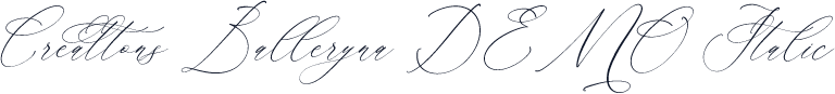 Creattons Balleryna DEMO Italic