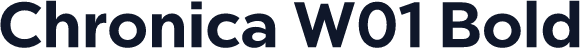 Chronica W01 Bold
