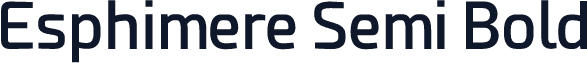 Esphimere Semi Bold