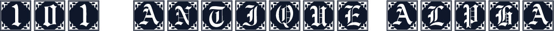 101! Antique Alpha