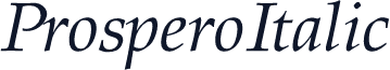 ProsperoItalic