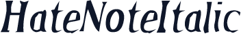 HateNoteItalic