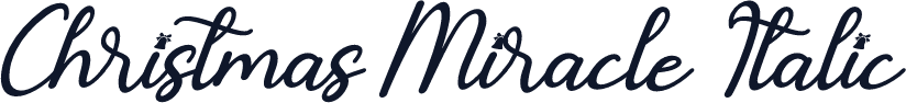 Christmas Miracle Italic