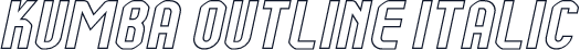 Kumba Outline Italic