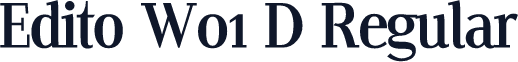 Edito W01 D Regular