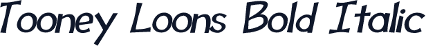 Tooney Loons Bold Italic