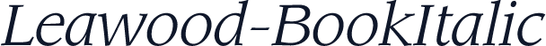 Leawood-BookItalic