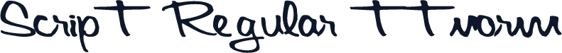 Script Regular ttnorm